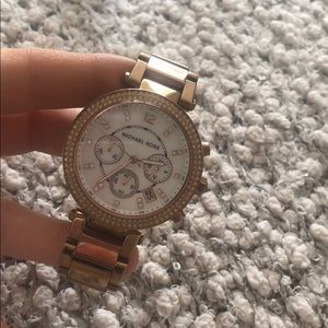 Rose Gold MK Watch